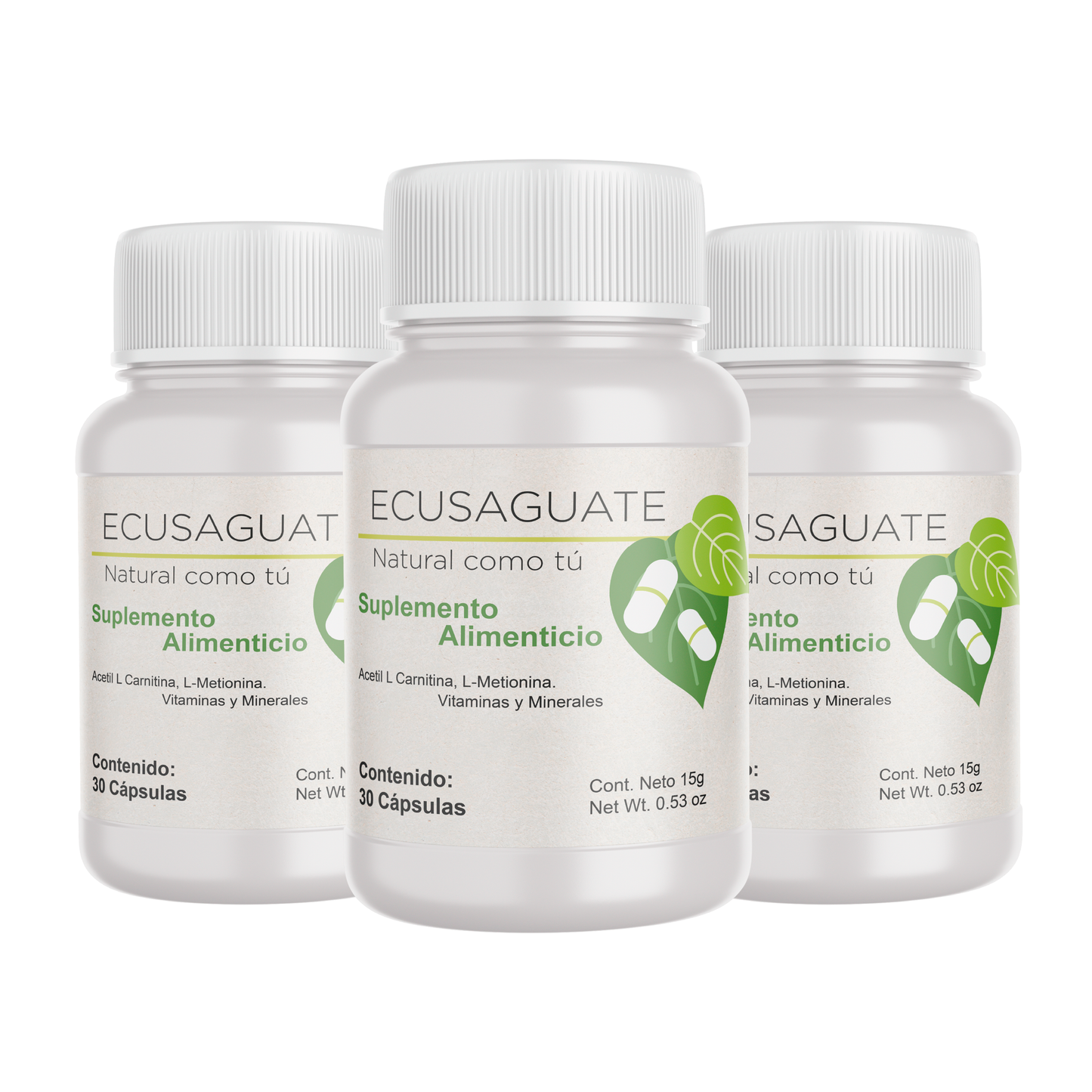 ECUSAGUATE 3 FRASCOS
